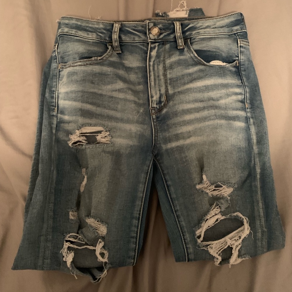 ripped american eagle skinny jeans 💎
